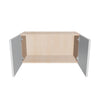 Modernform Cabinet Gloss White 30" W X 15" H X 12" D Double Door Wall Cabinet
