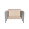 Modernform Cabinet Gloss White 30" W X 18" H X 24" D Double Door Wall Cabinet