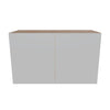 Modernform Cabinet Matte White 30" W X 18" H X 12" D Double Door Wall Cabinet