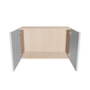 Modernform Cabinet Gloss White 30" W X 18" H X 12" D Double Door Wall Cabinet