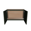 Modernform Cabinet Slim Sage Green 30" W X 18" H X 12" D Double Door Wall Cabinet