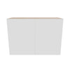 Modernform Cabinet Gloss White 30" W X 21" H X 12" D Double Door Wall Cabinet