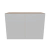 Modernform Cabinet Matte White 30" W X 21" H X 12" D Double Door Wall Cabinet