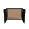 Modernform Cabinet Slim Sage Green 30" W X 21" H X 12" D Double Door Wall Cabinet