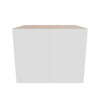 Modernform Cabinet Gloss White 30" W X 24" H X 24" D Double Door Wall Cabinet