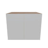 Modernform Cabinet Matte White 30" W X 24" H X 24" D Double Door Wall Cabinet