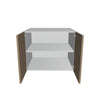 Modernform Cabinet Walnut 30" W X 24" H X 24" D Double Door Wall Cabinet