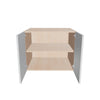 Modernform Cabinet Gloss White 30" W X 24" H X 24" D Double Door Wall Cabinet