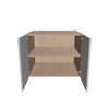 Modernform Cabinet Matte White 30" W X 24" H X 24" D Double Door Wall Cabinet