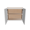 Modernform Cabinet White Shaker 30" W X 24" H X 12" D Double Door Wall Cabinet