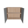 Modernform Cabinet Matte White 30" W X 24" H X 12" D Double Door Wall Cabinet
