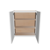 Modernform Cabinet White Shaker 30" W X 30" H X 12" D Double Door Wall Cabinet