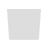 Modernform Cabinet Gloss White 30" W X 30" H X 12" D Double Door Wall Cabinet