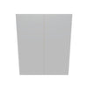 Modernform Cabinet Matte White 30" W X 36" H X 12" D Double Door Wall Cabinet