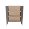 Modernform Cabinet Matte White 30" W X 36" H X 12" D Double Door Wall Cabinet