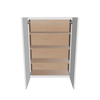 Modernform Cabinet White Shaker 30" W X 42" H X 12" D Double Door Wall Cabinet