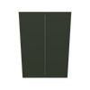 Modernform Cabinet Slim Sage Green 30" W X 42" H X 12" D Double Door Wall Cabinet