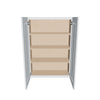 J&K White Shaker S8 Double Door Wall Cabinet - 30" W x 42" H
