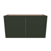 Modernform Cabinet Slim Sage Green 33" W X 18" H X 12" D Double Door Wall Cabinet