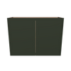 Modernform Cabinet Slim Sage Green 33" W X 24" H X 12" D Double Door Wall Cabinet