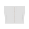 Modernform Cabinet White Shaker 33" W X 30" H X 12" D Double Door Wall Cabinet
