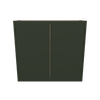 Modernform Cabinet Slim Sage Green 33" W X 30" H X 12" D Double Door Wall Cabinet