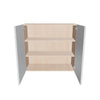 Modernform Cabinet Gloss White 33" W X 30" H X 12" D Double Door Wall Cabinet