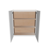 Modernform Cabinet White Shaker 33" W X 36" H X 12" D Double Door Wall Cabinet
