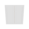 Modernform Cabinet White Shaker 33" W X 36" H X 12" D Double Door Wall Cabinet