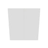 Modernform Cabinet Gloss White 33" W X 36" H X 12" D Double Door Wall Cabinet