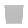 Modernform Cabinet Matte White 33" W X 36" H X 12" D Double Door Wall Cabinet