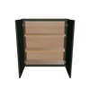 Modernform Cabinet Slim Sage Green 33" W X 36" H X 12" D Double Door Wall Cabinet