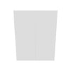 Modernform Cabinet Gloss White 33" W X 42" H X 12" D Double Door Wall Cabinet