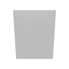 Modernform Cabinet Matte White 33" W X 42" H X 12" D Double Door Wall Cabinet