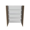 Modernform Cabinet Walnut 33" W X 42" H X 12" D Double Door Wall Cabinet
