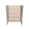 Modernform Cabinet Gloss White 33" W X 42" H X 12" D Double Door Wall Cabinet