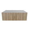 Modernform Cabinet Walnut 36" W X 12" H X 24" D Double Door Wall Cabinet