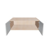 Modernform Cabinet Gloss White 36" W X 12" H X 24" D Double Door Wall Cabinet