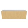 Modernform Cabinet Natural Oak 36" W X 12" H X 12" D Double Door Wall Cabinet