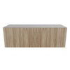 Modernform Cabinet Walnut 36" W X 12" H X 12" D Double Door Wall Cabinet