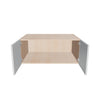 Modernform Cabinet Gloss White 36" W X 15" H X 24" D Double Door Wall Cabinet