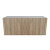 Modernform Cabinet Walnut 36" W X 15" H X 12" D Double Door Wall Cabinet