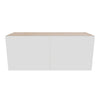 Modernform Cabinet Gloss White 36" W X 15" H X 12" D Double Door Wall Cabinet