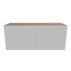 Modernform Cabinet Matte White 36" W X 15" H X 12" D Double Door Wall Cabinet