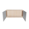 Modernform Cabinet Gloss White 36" W X 15" H X 12" D Double Door Wall Cabinet