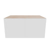 Modernform Cabinet Gloss White 36" W X 18" H X 24" D Double Door Wall Cabinet