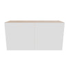 Modernform Cabinet Gloss White 36" W X 18" H X 12" D Double Door Wall Cabinet