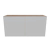Modernform Cabinet Matte White 36" W X 18" H X 12" D Double Door Wall Cabinet