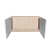 Modernform Cabinet Gloss White 36" W X 18" H X 12" D Double Door Wall Cabinet