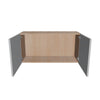 Modernform Cabinet Matte White 36" W X 18" H X 12" D Double Door Wall Cabinet